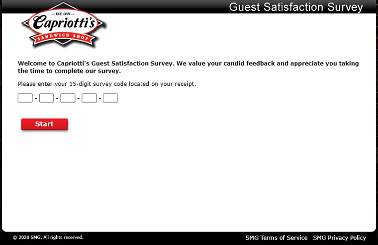 Capriotti’s Guest Satisfaction Survey At tellcapriottis.com – Get $10 Reward