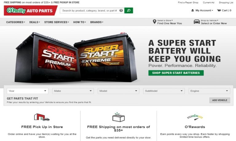 O’Reilly Auto Parts Survey @ oreillycares.com – Win $100 O’Reilly Reward