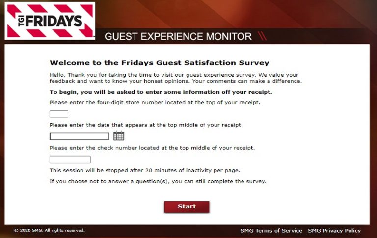 TGI Fridays Survey At fridaysvisit.co.tt – Win Fridays Guest Survey Coupons