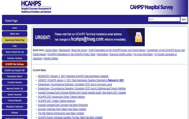 Hcahps Survey – Hcahps Hospital Survey Online Rules, Participation