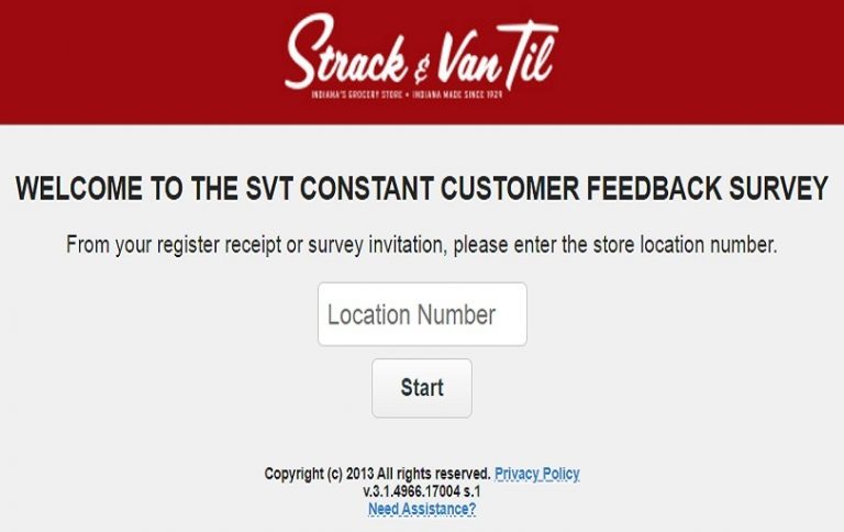 Win $500 Strack and Van Til Customer Feedback Survey Gift Card