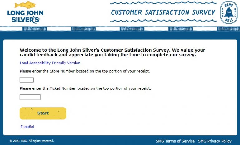 mylongjohnsilversexperience.com – Long John Silver’s Survey