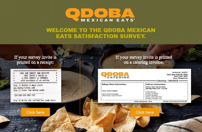 QdobaListens – Qdoba Guest Satisfaction Surey